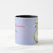 Kerstmis Baby Foto Mok (Midden)