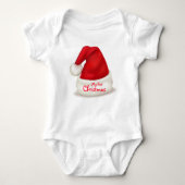 Kerstmis, Baby Jersey Bodysuit/Mijn eerste kerstmi Romper (Voorkant)
