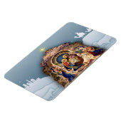 Kerstmis Baby Jesus 4 x 6 Magneet (Linkerzijde)
