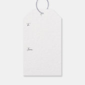 Kerstmis Baby Jesus Cadeaulabel (Achterkant)