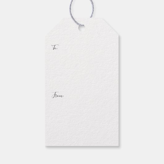 Kerstmis Baby Jesus Cadeaulabel (Achterkant)