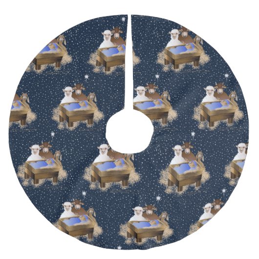 Kerstmis Baby Jesus Kerstboom Rok (Voorkant)