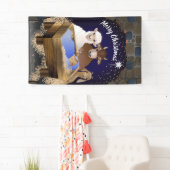 Kerstmis Baby Jesus Spandoek (Insitu)