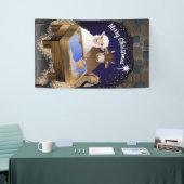 Kerstmis Baby Jesus Spandoek (Beurs)