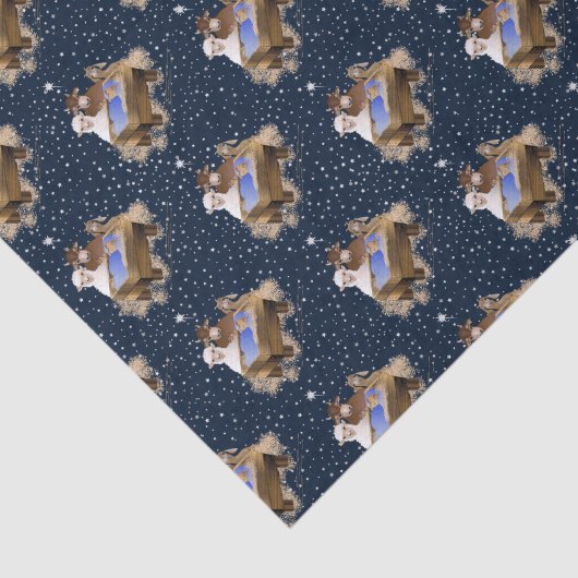 Kerstmis Baby Jesus Tissuepapier (Detail)