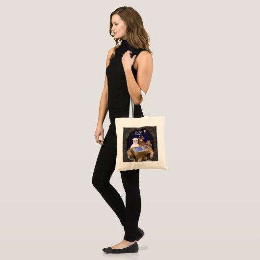 Kerstmis Baby Jesus Tote Bag (Voorkant (model))