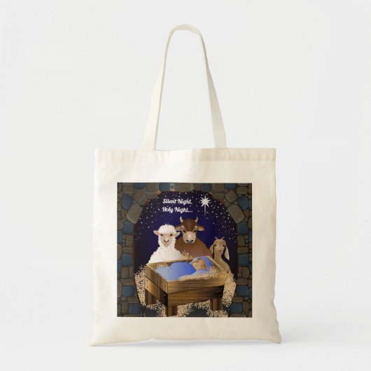Kerstmis Baby Jesus Tote Bag (Voorkant)