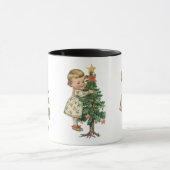 Kerstmis Baby Meisje Mok (Midden)