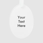 Kerstmis Baby Meisje Ornament (achterkant)