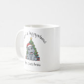 Kerstmis Baby Nijlpaard Mok (Voorkant links)
