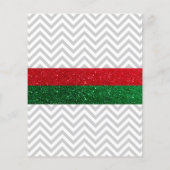 Kerstmis Baby Shower Cute Holiday Olifant Budget (Achterkant)