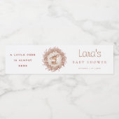 Kerstmis Baby shower Deer Drink Water Fles Labels Waterfles Etiket (Enkel label)