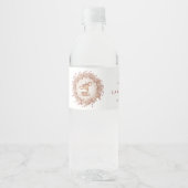 Kerstmis Baby shower Deer Drink Water Fles Labels Waterfles Etiket (Voorkant)