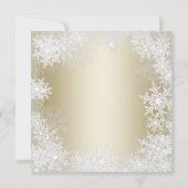 Kerstmis Baby Shower Uitnodigingen (Achterkant)