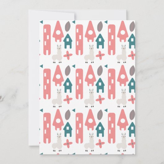 Kerstmis - Baby shower Wreath Joy Bundle Kaart (Achterkant)