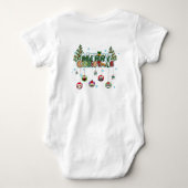 Kerstmis Baby T-Shirt (Achterkant)