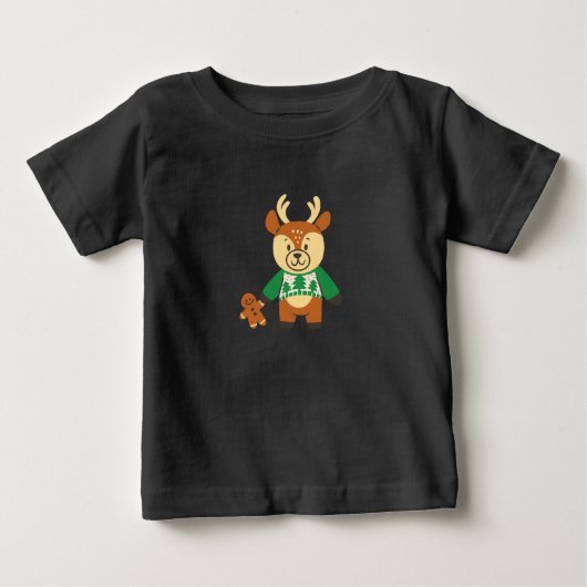 Kerstmis Baby T-Shirt (Voorkant)