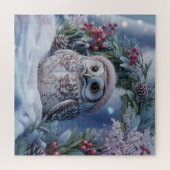 Kerstmis Baby Uil Puzzel (Horizontaal)