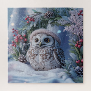 Kerstmis Baby Uil Puzzel