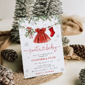Kerstmis Baby Winter Kerst Baby Shower Uitnodiging