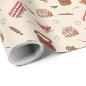 Kerstmis Backpapier Kerst Wrap Papier (Rol Hoek)