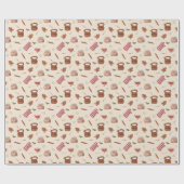 Kerstmis Backpapier Kerst Wrap Papier (Vlak)