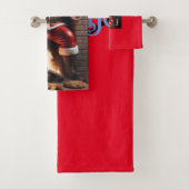 Kerstmis Bad Handdoek (Insitu)