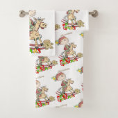 Kerstmis badhanddoek sets, kinderen zijn zegeninge bad handdoek (Insitu)