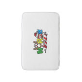 Kerstmis Badmat (Voorkant Verticaal)