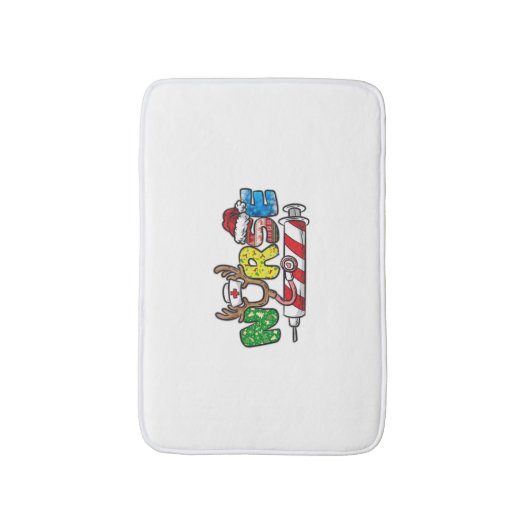 Kerstmis Badmat (Voorkant Verticaal)