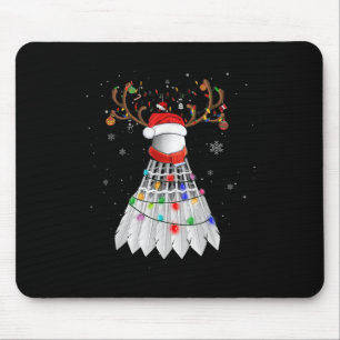 Kerstmis Badminton Ball Santa Hat Cute Xmas Pajam Muismat