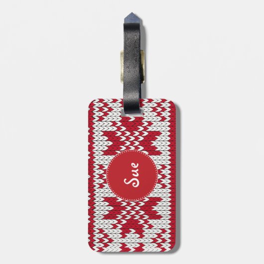 Kerstmis Bagagelabel (Achterkant verticaal)