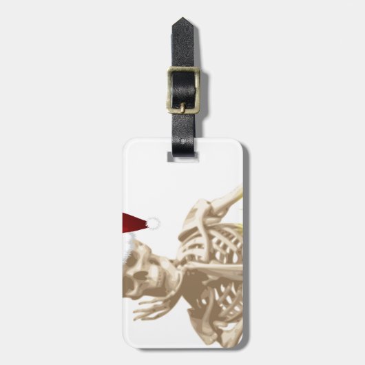 kerstmis bagagelabel (Voorkant verticaal)