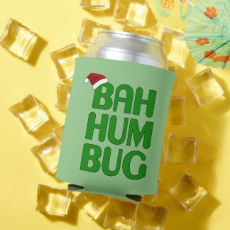 Kerstmis Bah Humbug Shirt Art-Xmas Humbug Santa Blikjeskoeler