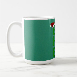 Kerstmis Bah Humbug Shirt Art-Xmas Humbug Santa Koffiemok