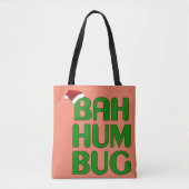 Kerstmis Bah Humbug Shirt Art-Xmas Humbug Santa Tote Bag (Voorkant)
