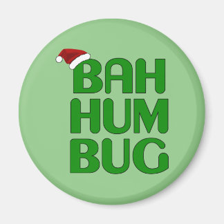 Kerstmis Bah Humbug T-shirt Kunst-Kerstmis Humbug Magneet