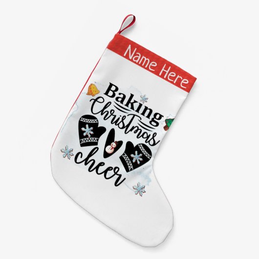 Kerstmis bakken kleine kerstsok (Voorkant (Hangend))