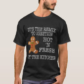 Kerstmis bakken peperkoek man Hot Fresh Out Kit T-shirt (Voorkant)