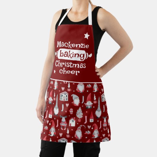 Kerstmis bakken schort (Insitu)