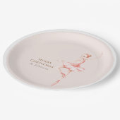 Kerstmis Ballerina Papieren Bord (Gekanteld)