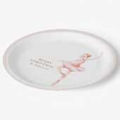 Kerstmis Ballerina Papieren Bord (Gekanteld)