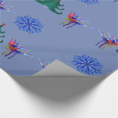 Kerstmis Ballet Dans Cadeaupapier (Hoek)