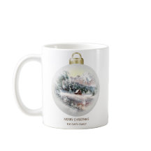 Kerstmis Balornament Berg Sneeuw