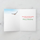 Kerstmis Banaan en Santa Klauwen Kreeft Grappig Feestdagen Kaart (Binnen)