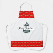 Kerstmis Basic All-Over Print Schort (Voorkant)