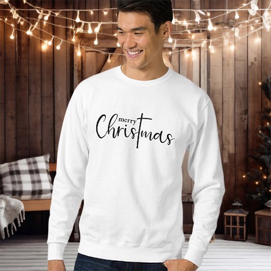 Kerstmis Basic Sweatshirt voor Mannen