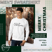 Kerstmis Basic Sweatshirt voor Mannen