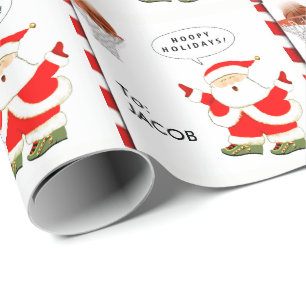 Kerstmis basketbal cadeaupapier