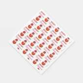 Kerstmis Basketbal Sport Ball Party Servet (Hoek)